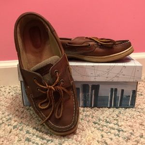 Sperry Softie Moccasins. Size 7.5.